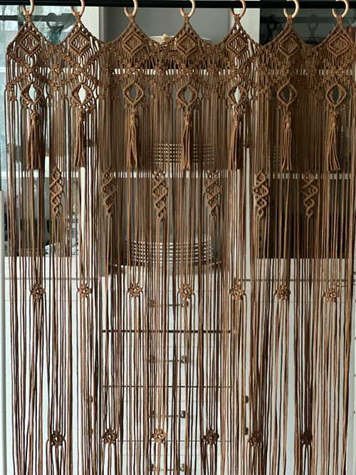 Macrame záclona — foto 3