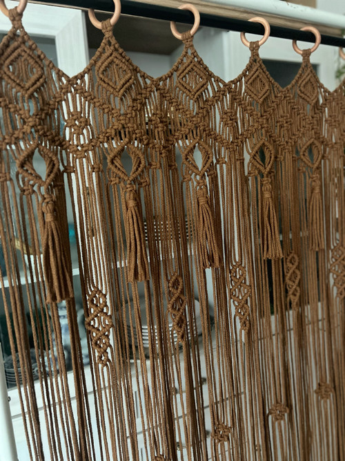 Macrame záclona — foto 4
