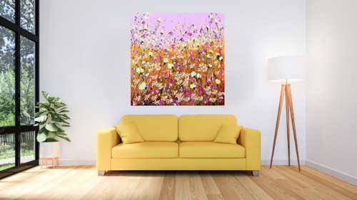Letní louka........80x80cm — foto 5
