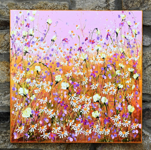 Letní louka........80x80cm — foto 2