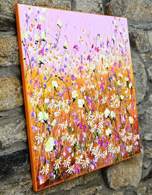 Letní louka........80x80cm — foto 3