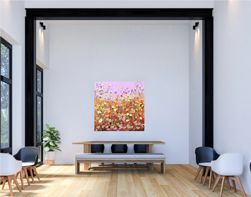 Letní louka........80x80cm — foto 6