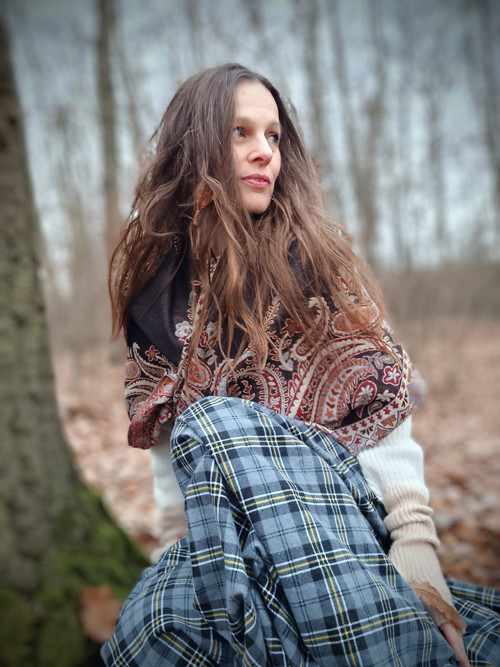 Boho Pléd Zimní Pašmínový — foto 4