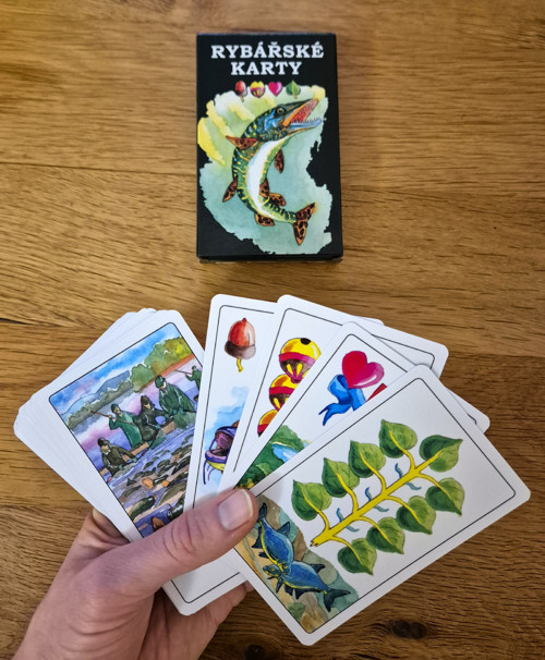 Autorské rybářské mariášové karty — foto 3