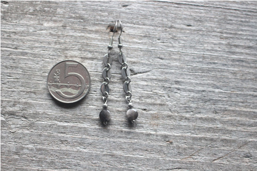 Simpliciter (nerez. ocel, stříbrný obsidián) — foto 4