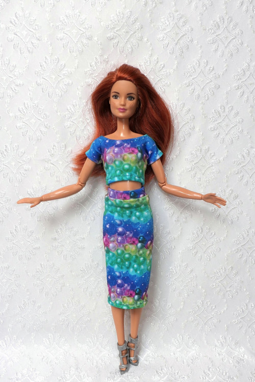 Barbie - tričko + sukně — foto 4