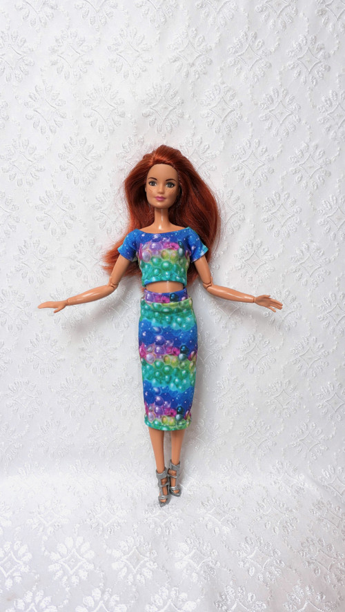 Barbie - tričko + sukně — foto 5