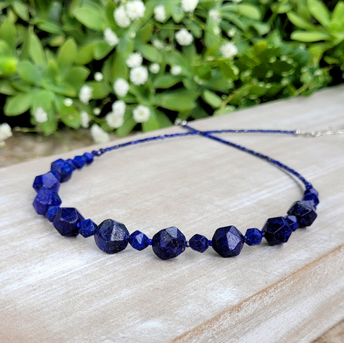 Náhrdelník - Lapis lazuli — foto 4