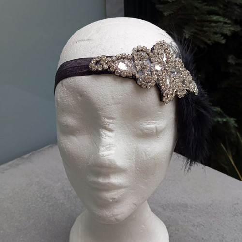 Great Gatsby Silver ... čelenka — foto 4