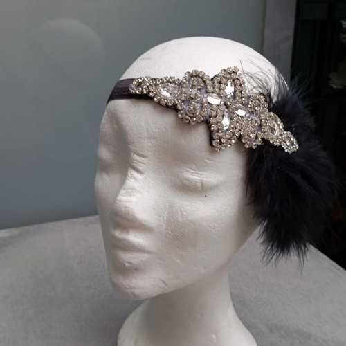 Great Gatsby Silver ... čelenka — foto 5
