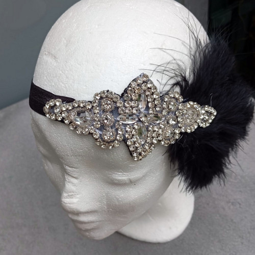 Great Gatsby Silver ... čelenka — foto 2