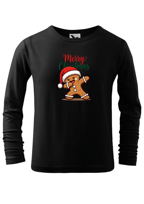 Dětské tričko "Merry Christmas&Gingerbread" — foto 2