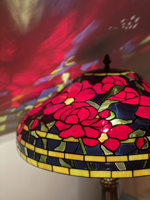 Tiffany lampa "Peony" — foto 6