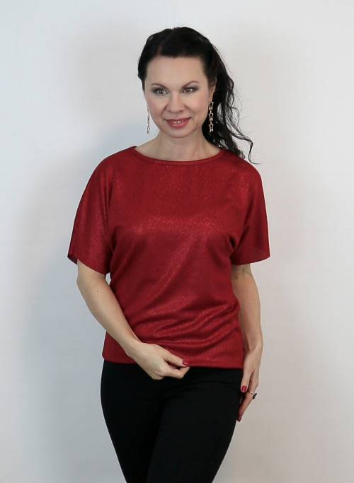 Dámská halenka červená — foto 5