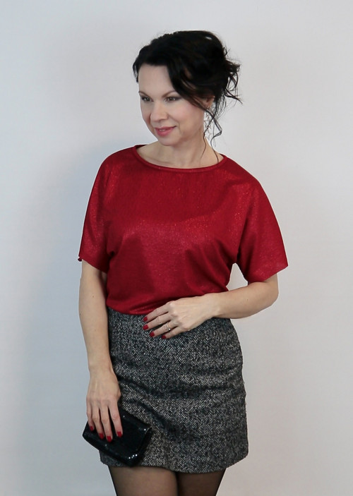 Dámská halenka červená — foto 6