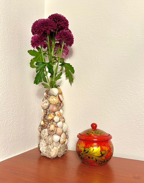 Váza z mušlí — foto 5