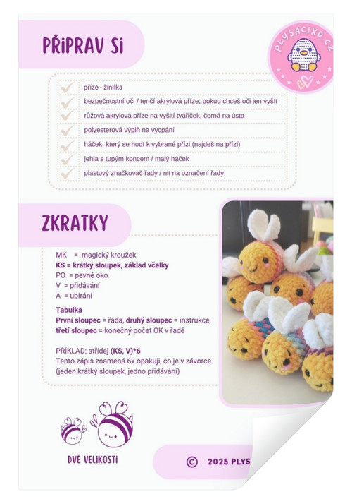 Včelka PDF NÁVOD - 2 velikosti — foto 5