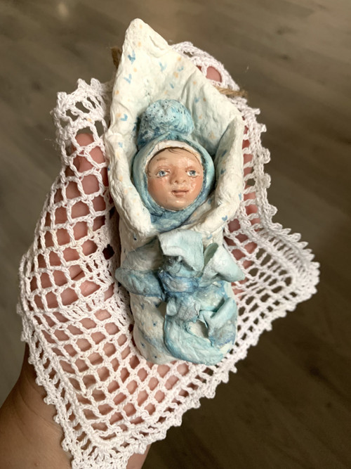 Malá bavlněná hračka "Miminko". — foto 3