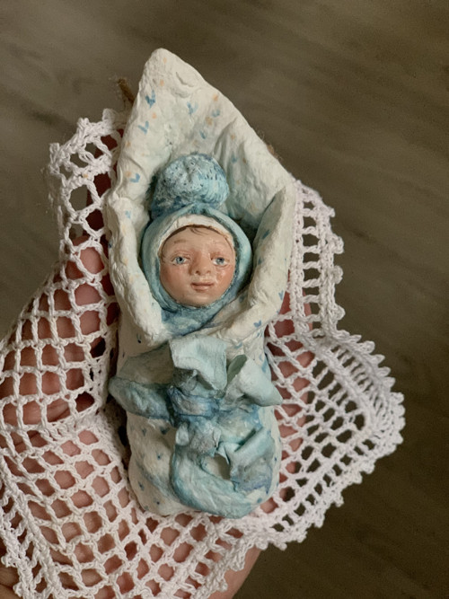 Malá bavlněná hračka "Miminko". — foto 4