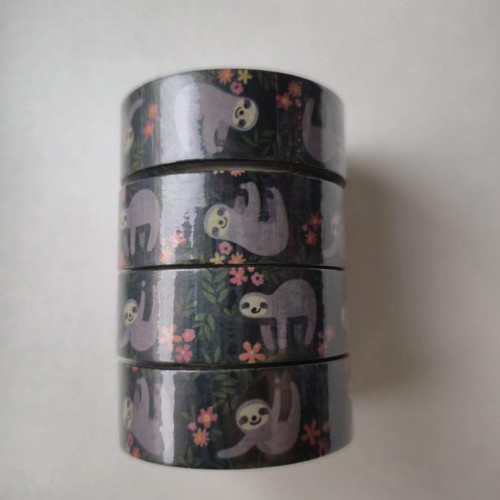 Washi pásky. Lenochod. — foto 3