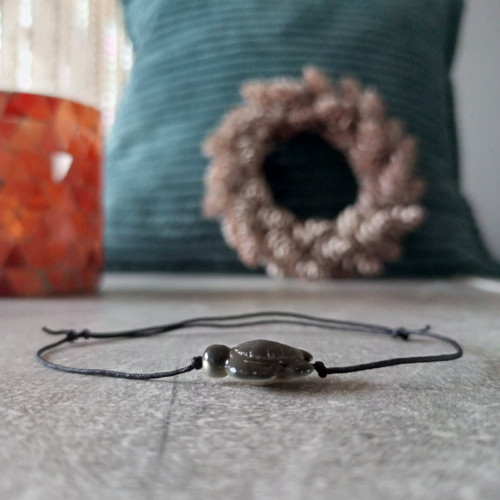 Náramek simple - stahovací jemný - želvička — foto 3