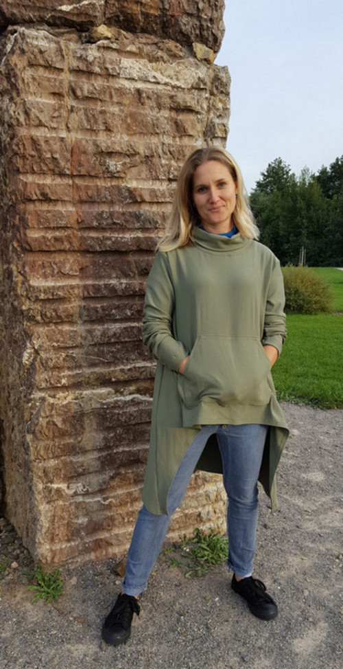 Khaki mikina — foto 3