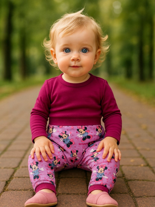 Dětské baggy tepláky Minnie — foto 3
