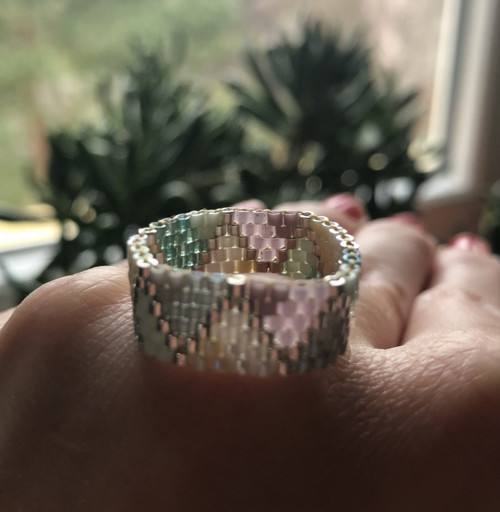 Miyuki prstýnek - Pastel romantik — foto 3