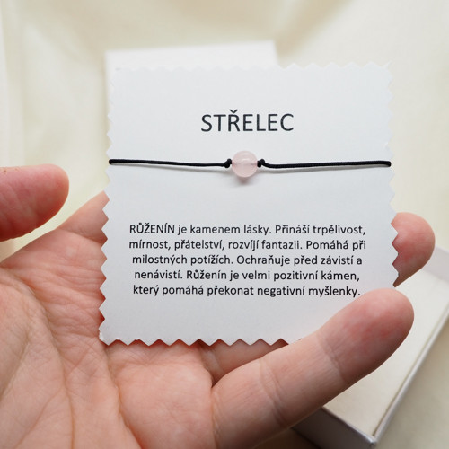 Náramek pro střelce s růženínem — foto 2