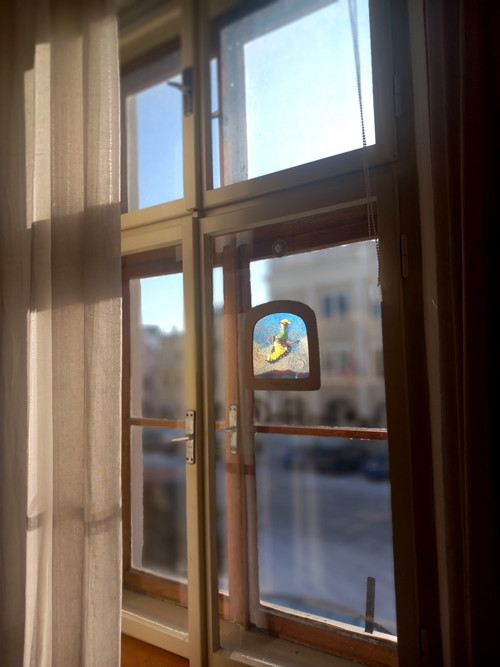 "Stehlík a klouček" Light Tale - rámeček+průsvit — foto 6