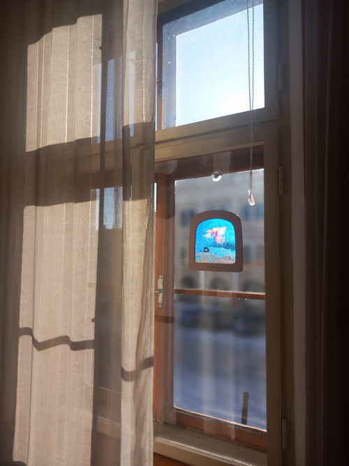 "Anděl a hvězdy" Light Tale - rámeček+průsvit — foto 3