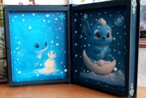 Vánoční krabička ala,, stitch,,. — foto 3