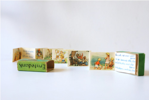 Vintage leporelo Erntedank, hand made — foto 3