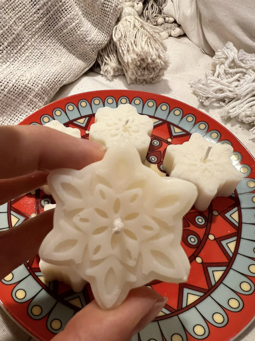 Svíčka Snowflake / Sněhová Vločka — foto 3