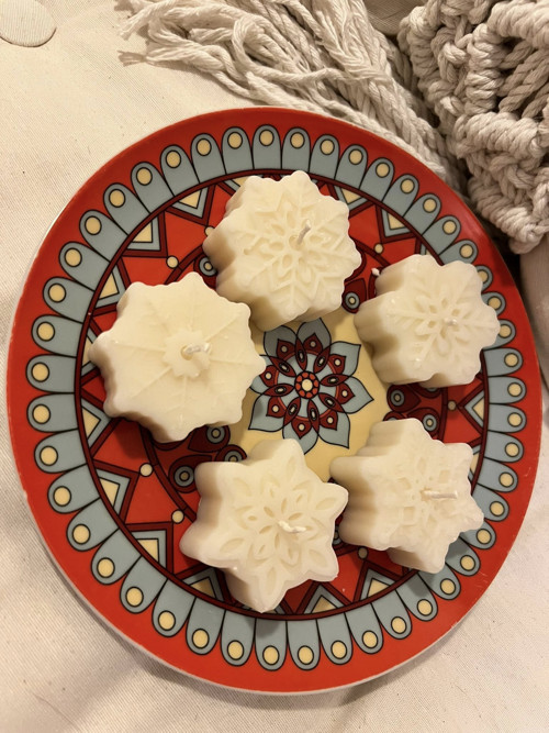 Svíčka Snowflake / Sněhová Vločka — foto 4