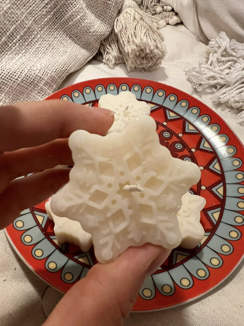 Svíčka Snowflake / Sněhová Vločka — foto 6