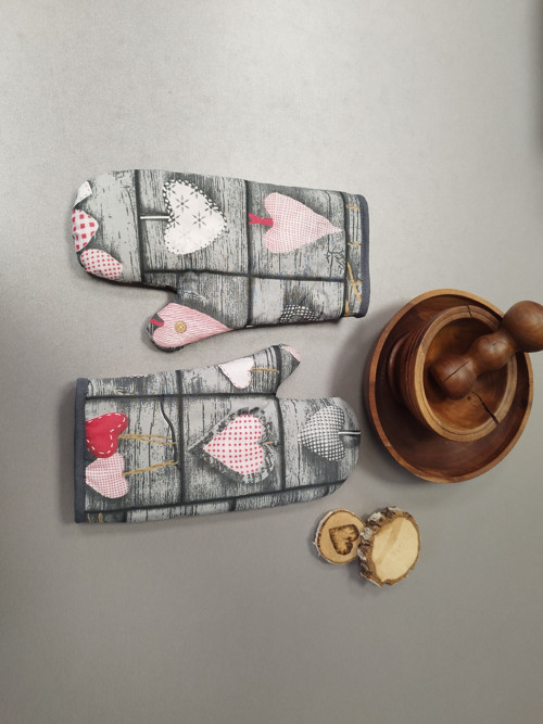 Set 2*chňapka SRDÍČKA — foto 2