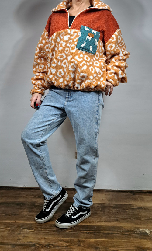 Dámská fleece -teddy mikina — foto 2