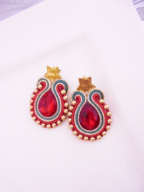 Soutache náušnice — foto 2