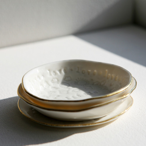 Talířek 8,5cm porcelán — foto 6