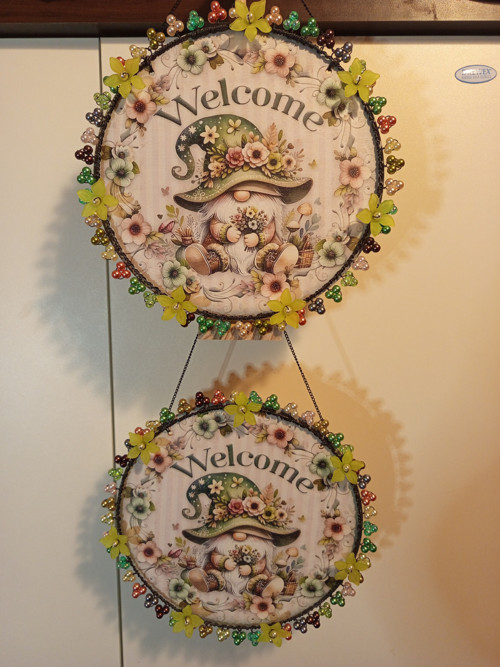 Dekorace na pověšení - Welcome — foto 3