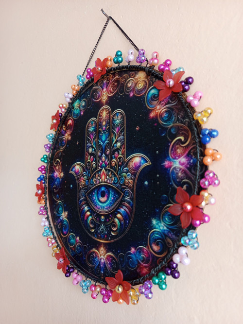Dekorace na pověšení - ruka Hamsa — foto 2