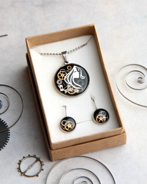 Dámička v hodinkách - sada — foto 4