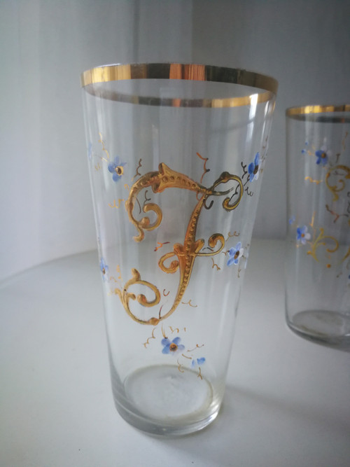 3x sklenička s monogramem — foto 2