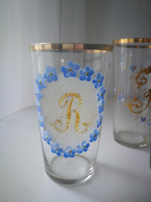 3x sklenička s monogramem — foto 4