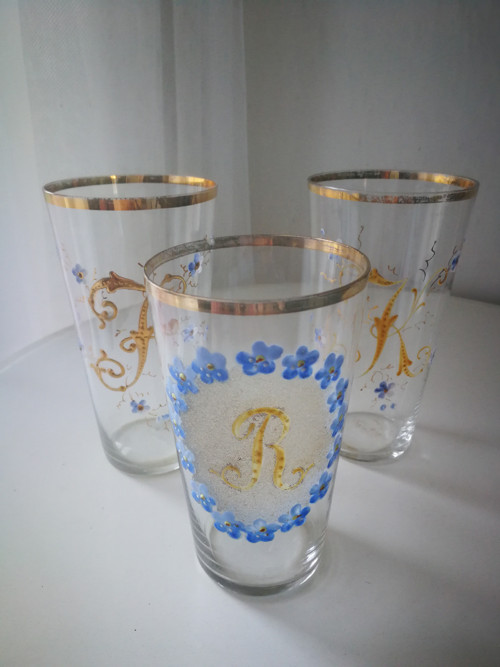 3x sklenička s monogramem — foto 5