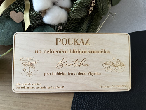 Poukaz na hlídání pro prarodiče — foto 2