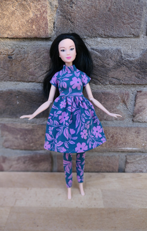 Úpletové šaty pro Barbie — foto 2