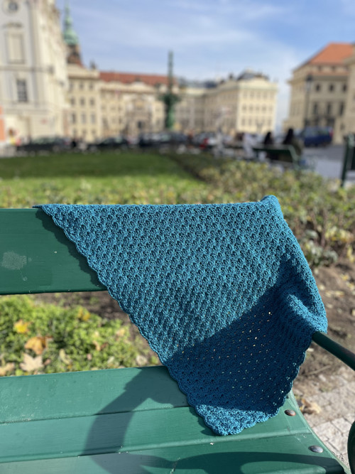 Háčkovací sada: deka pro miminko - latté — foto 4