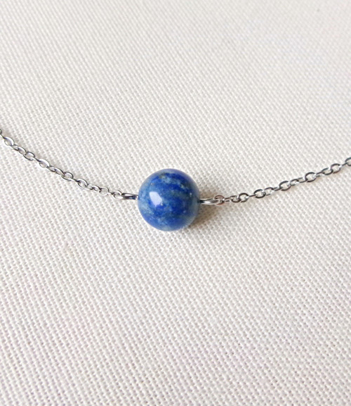 Náhrdelník s lapisem lazuli — foto 2